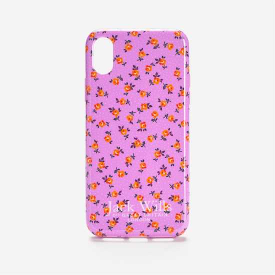Дамски чанти Jack Wills Iphone X Case Лилаво Цветно Jack Wills Iphone X Case Лилаво Цветно Дамски чанти