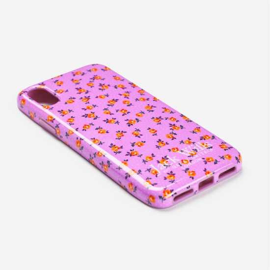 Jack Wills Iphone X Case Lilac Floral Дамски чанти