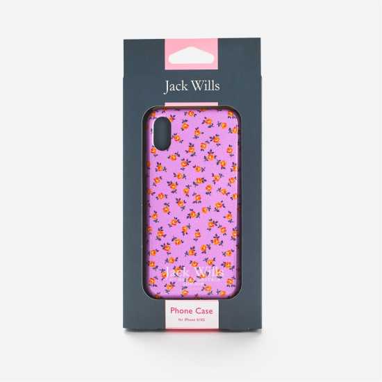 Дамски чанти Jack Wills Iphone X Case Лилаво Цветно Jack Wills Iphone X Case Лилаво Цветно Дамски чанти