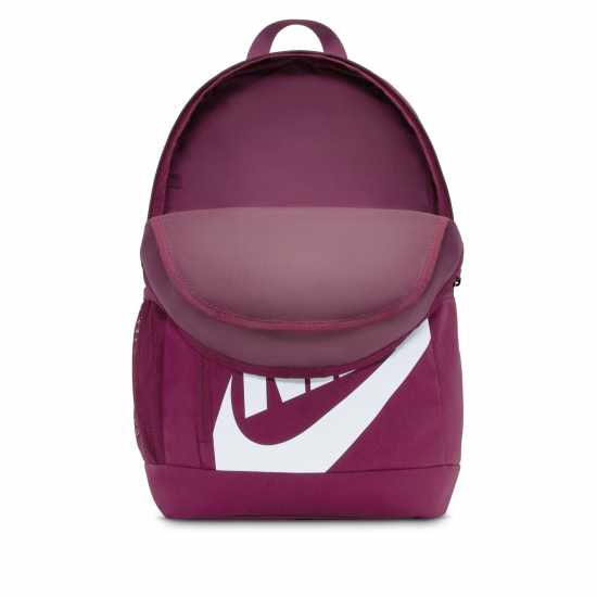 Nike Детска Раница Elemental Backpack Juniors Bordeaux/White Ученически раници