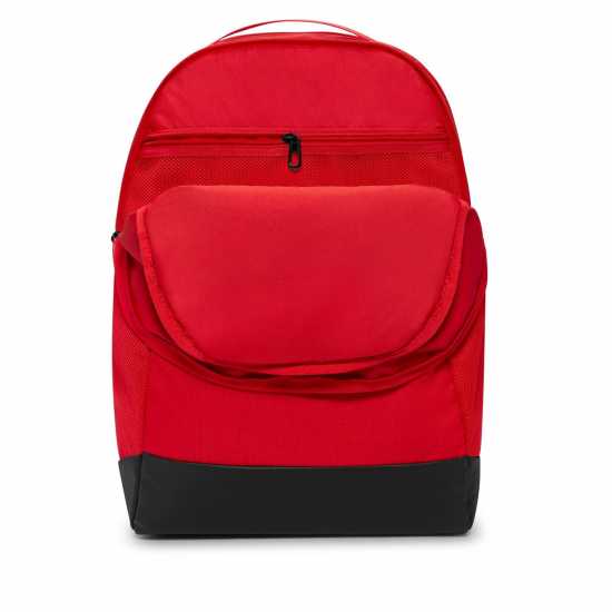 Ученически раници Nike Brasilia Backpack Uni Red/Blk/Wht Nike Brasilia Backpack Uni Red/Blk/Wht Ученически раници