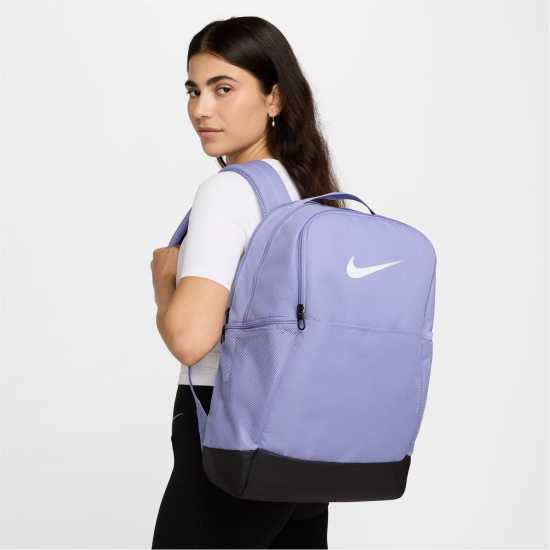 Nike Brasilia Backpack Lilac/Blk/Wht Ученически раници