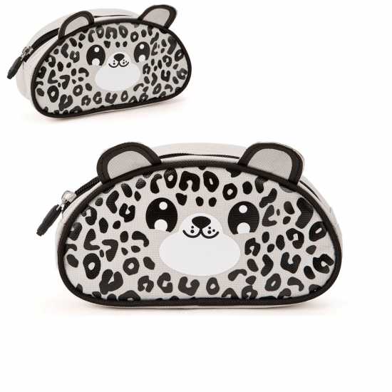 Ученически раници Zappi Co Baby Animal Backpack Set (Backpack Lunch Box Pencil Case) Snow Leopard Zappi Co Baby Animal Backpack Set (Backpack Lunch Box Pencil Case) Snow Leopard Ученически раници