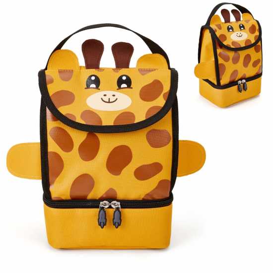 Ученически раници Zappi Co Zappi Co Baby Animal Backpack Set (Backpack Lunch Box Pencil Case) Zappi Co Zappi Co Baby Animal Backpack Set (Backpack Lunch Box Pencil Case) Ученически раници
