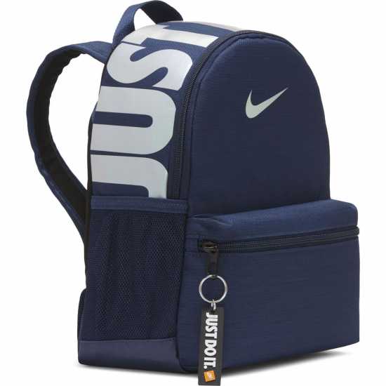 Ученически раници Nike Основна Раница Mini Base Backpack Navy/Iridescent Nike Основна Раница Mini Base Backpack Navy/Iridescent Ученически раници