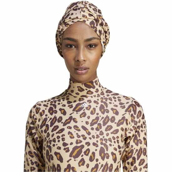 Adidas Solid / Animal-Print Reversible Turban Womens  Аксесоари за коса