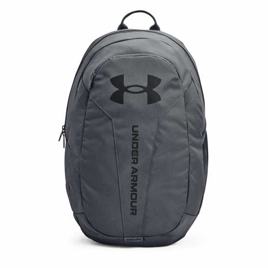 Ученически раници Under Armour Armour Ua Hustle Lite Backpack Черно сиво Under Armour Armour Ua Hustle Lite Backpack Черно сиво Ученически раници