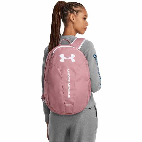 Sale Under Armour Hustle Lite Backpack Pink Elixir Ученически раници