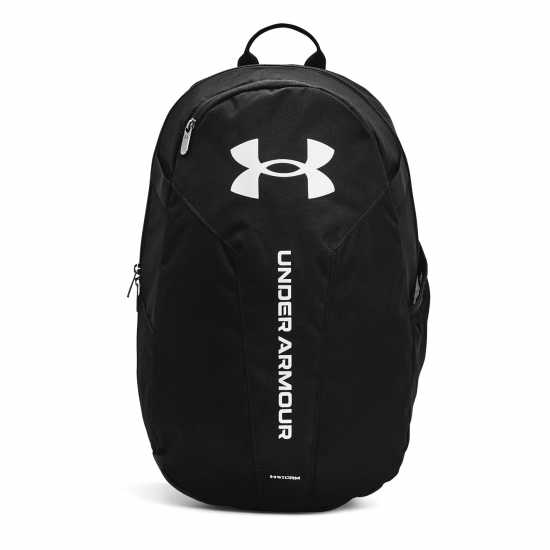 Ученически раници Under Armour Armour Ua Hustle Lite Backpack Черен Металик Сил Under Armour Armour Ua Hustle Lite Backpack Черен Металик Сил Ученически раници