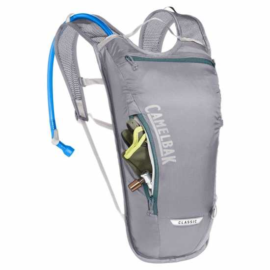 Camelbak Classic Light Hydration Pack 4L With 2L Reservoir Grey Бутилки за вода