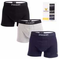 Lyle And Scott Devon 3 Pack Boxer Shorts  