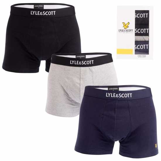 Lyle And Scott Devon 3 Pack Boxer Shorts  