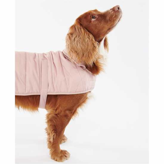 Barbour Baffle Quilt Dog Coat Pink 