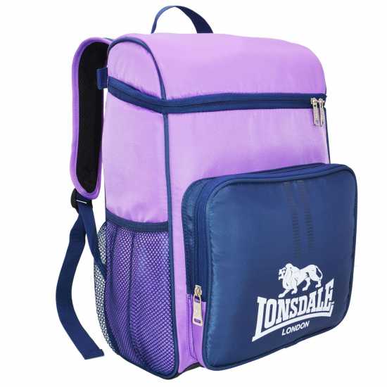Lonsdale Спортна Раница Sport Backpack Purple/Navy Ученически раници