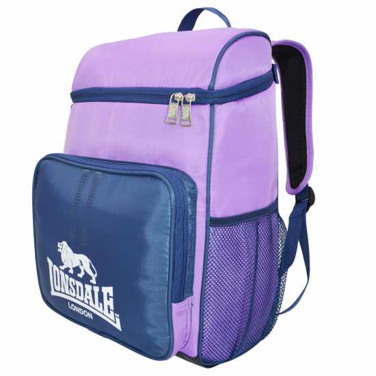 Lonsdale Спортна Раница Sport Backpack Purple/Navy Ученически раници