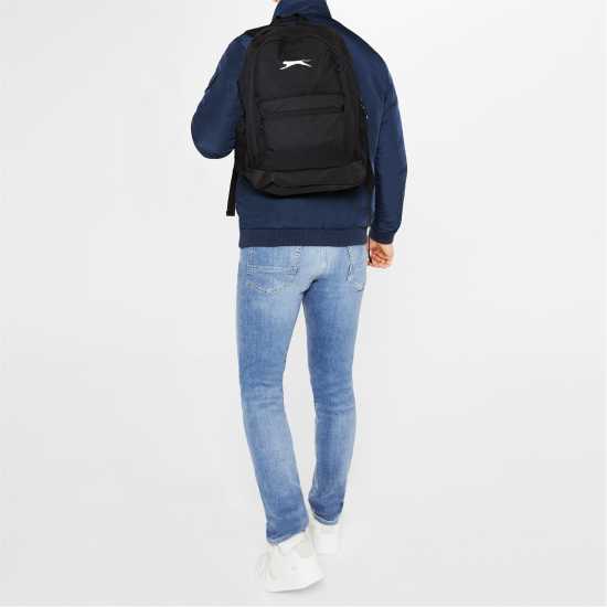 Ученически раници Slazenger Раница И Кутия За Обяд Backpack And Lunch Box Черно Slazenger Раница И Кутия За Обяд Backpack And Lunch Box Черно Ученически раници
