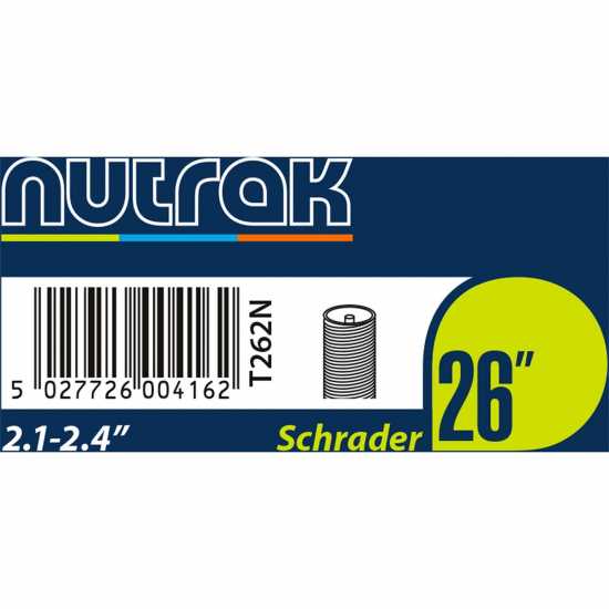 Nutrak 26 X 2.1-2.4 Schrader Valve Inner Tube Nutrak 26 X 2.1-2.4 Schrader Valve Inner Tube