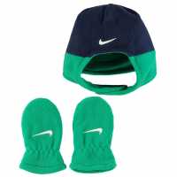 Nike Swoosh Trapper Hat And Mitten Set  