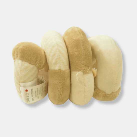 & Co Baby Bear Activity Spiral With Rattle Rings And Mirror  