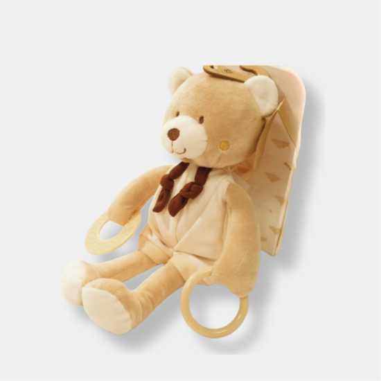& Co Activity Bear With Large Clip Teether And Ring  