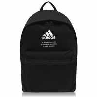 Sale Adidas Classic Fabric Backpack Black/White Ученически раници