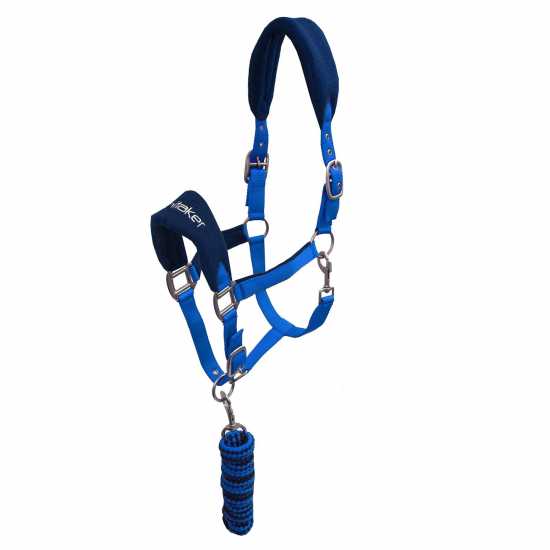 John Whitaker Whitaker Club Headcollar And Lead Rope Set Royal John Whitaker Whitaker Club Headcollar And Lead Rope Set Royal