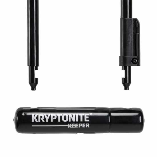 Kryptonite Keeper U-Lock with 4 foot Kryptoflex cable Sold Secure Silver  