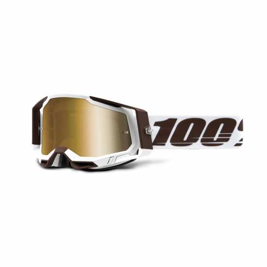 100 Percent Racecraft Mirror Mtb Goggles Снежна птица Облекло за колоездене