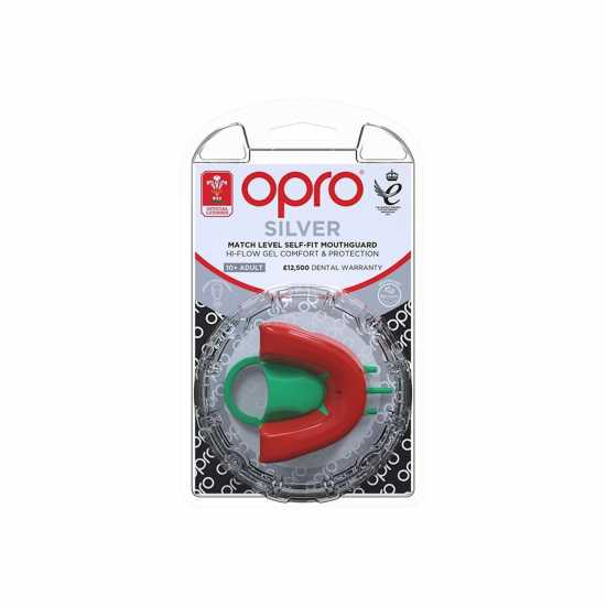 Opro Wales Rugby Self-Fit Wru Youth Mouth Guard  Боксови протектори за уста