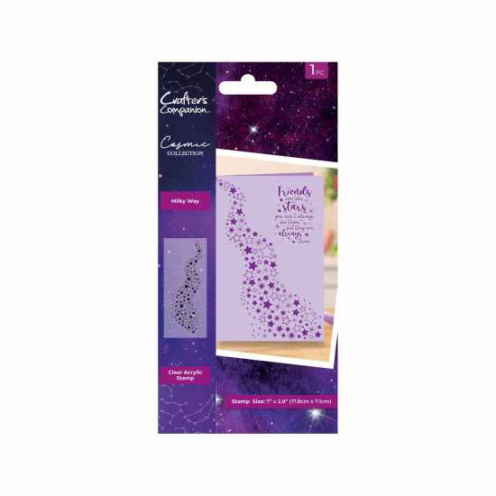 Cosmic Collection - Clear Acrylic Stamp- Milky Way  Канцеларски материали