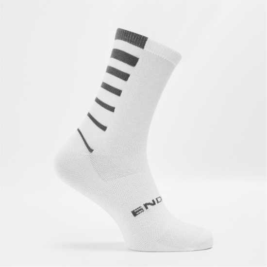 Мъжки чорапи Endura Coolmax® Stripe Socks Twin Pack Черно Endura Coolmax® Stripe Socks Twin Pack Черно Мъжки чорапи