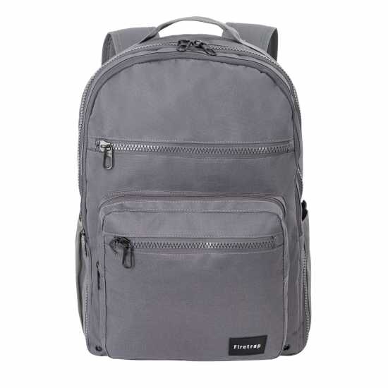 Ученически раници Градска Раница Firetrap City Backpack Сиво Градска Раница Firetrap City Backpack Сиво Ученически раници