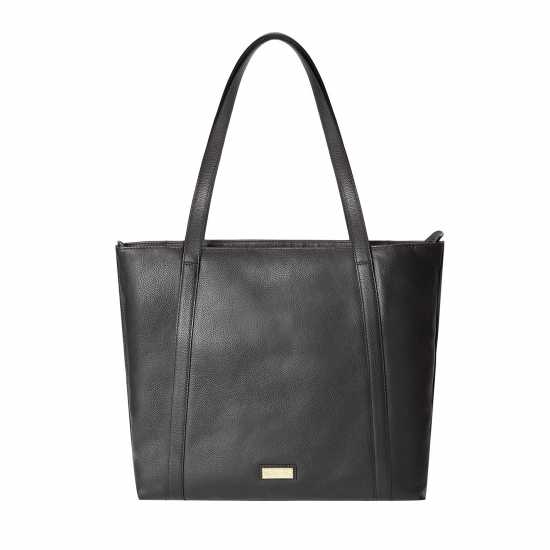 Biba Leather Logo Tote Bag