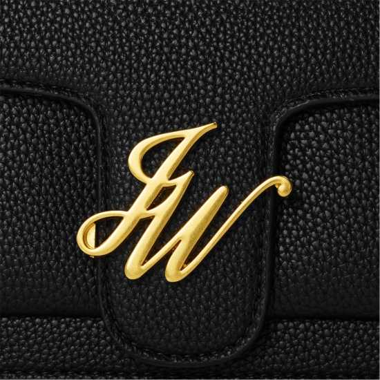 Jack Wills Buckle Baguette Handbagscrossbody Bags Black Дамски чанти