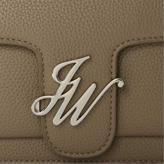 Jack Wills Buckle Baguette Handbagscrossbody Bags Dark Stone Дамски чанти