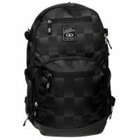 No Fear Карирана Раница Check Backpack Black/Charcoal Ученически раници