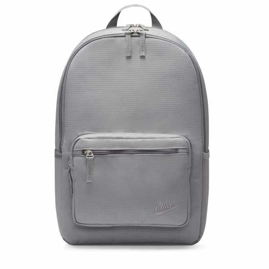 Nike Heritage Backpack Grey/White Ученически раници