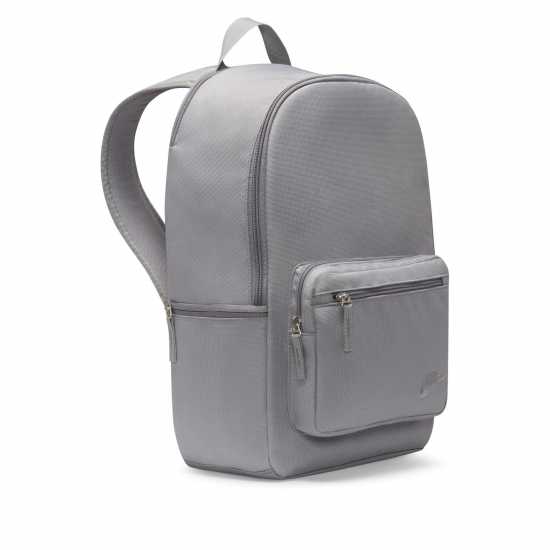 Nike Heritage Backpack Grey/White Ученически раници