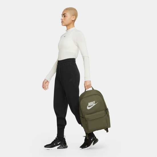 Nike Heritage Backpack Олива/Бяло 