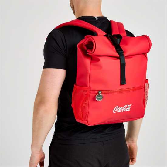Coca-Cola Officially Licensed Lifestyle Roll Top Bag Unisex  