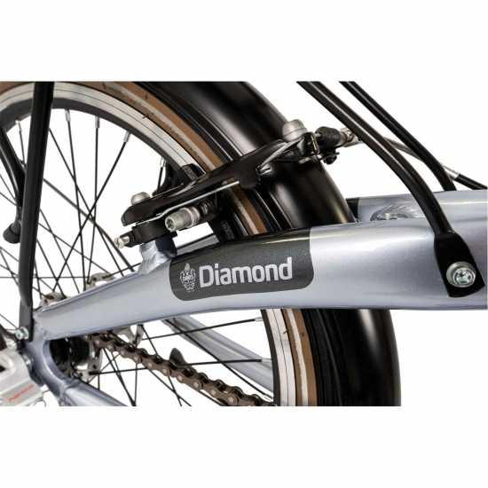 Dawes Diamond Silver Folding Bike