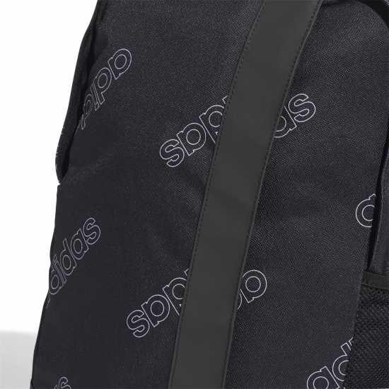 Ученически раници Adidas Раница Linear Backpack Black AOP Adidas Раница Linear Backpack Black AOP Ученически раници