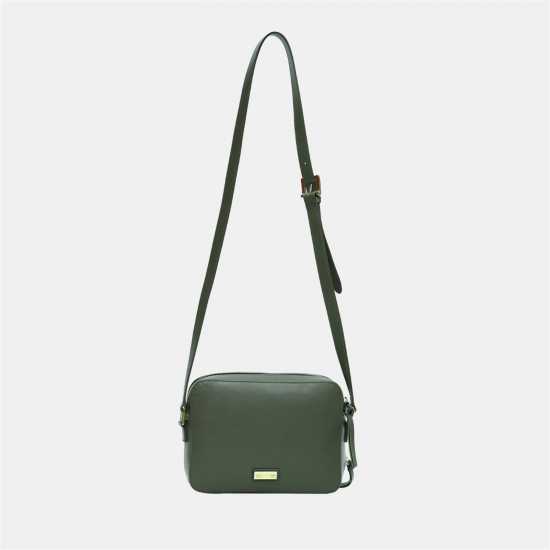 Biba Leather Rachel Cross Body Bag Хаки 