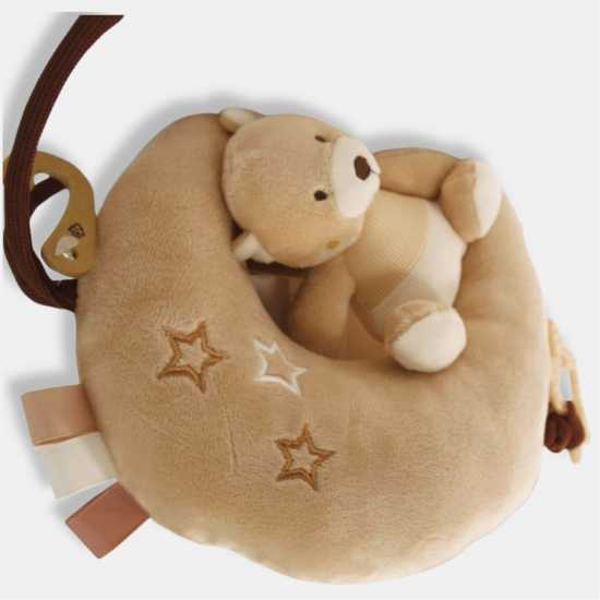 & Co Activity Pull String Musical Moon-Bear With Teether  
