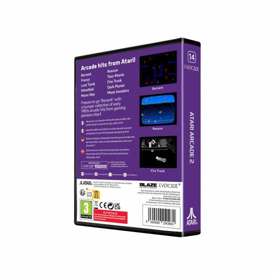 Evercade Atari Arcade 10 Retro Console Software Evercade Atari Arcade 10 Retro Console Software