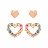 Radley Stone Heart Twin Earrings  Бижутерия