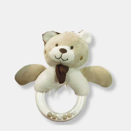 & Co Baby Bear Bead Rattle  