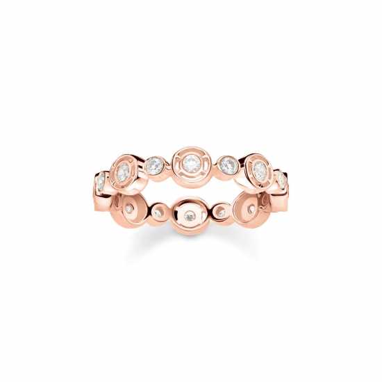 Women's Sparkling Circle Band Ring  