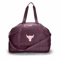 Under Armour Armour Project Rock Gym Bag Womens Purple Чанти през рамо