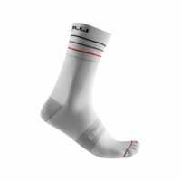 Castelli Endurance 15 Socks White/Black Мъжки чорапи